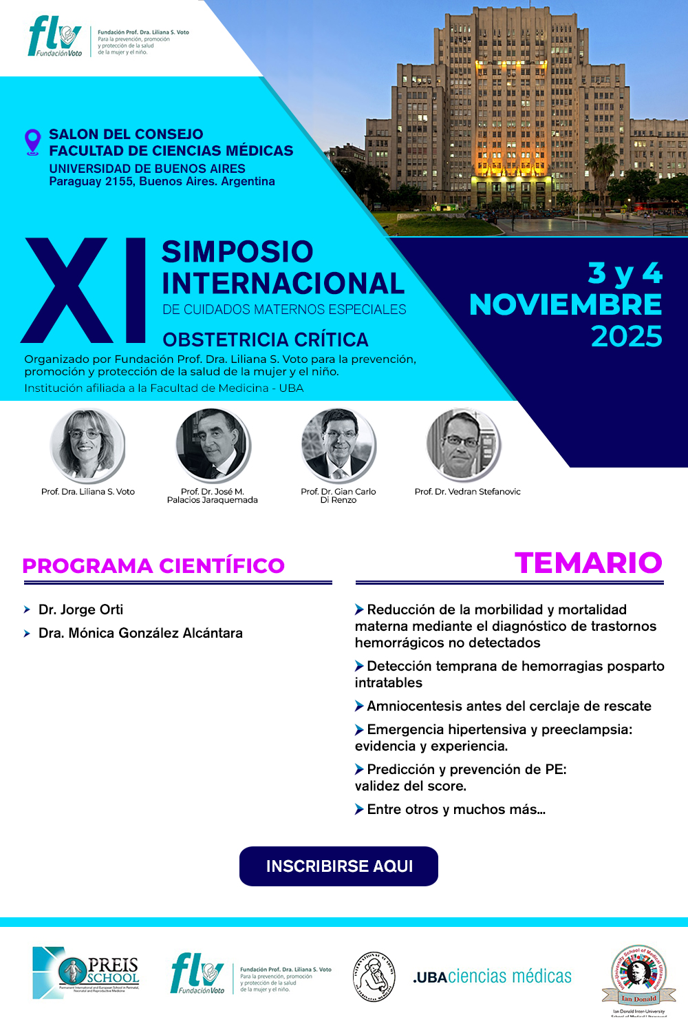 Simposio Internacional de Cuidados Maternos Especiales: Obstetricia Critica